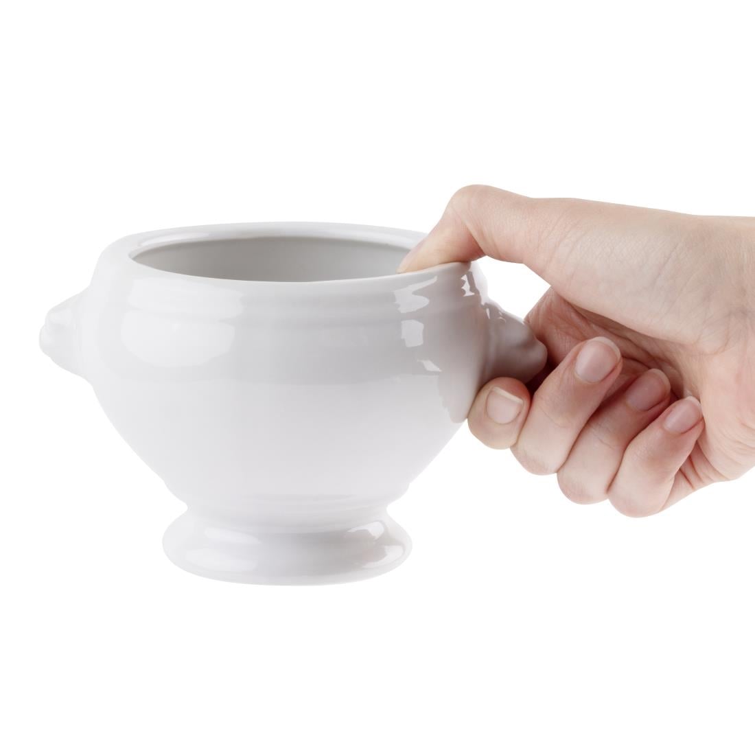 Bols À Soupe Tête De Lion Olympia Whiteware 475ml (lot de 6) — W442