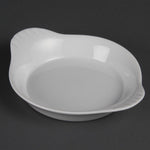 Plats ronds à oreilles Olympia Whiteware 192x151mm (lot de 6) — W444