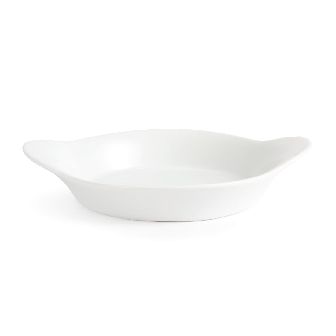 Plats ronds à oreilles Olympia Whiteware 192x151mm (lot de 6) — W444