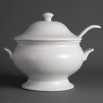 Soupière et louche Olympia Whiteware 2,5L — Y094