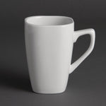 Tasses carrées arrondies Olympia Whiteware 284ml (lot de 12) — Y108