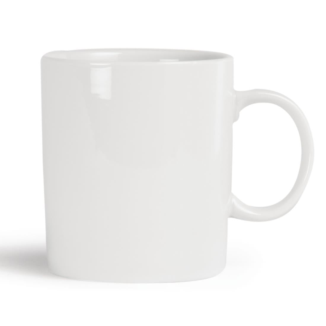 Grands mugs blancs Olympia Whiteware 483ml (lot de 12) — Y110