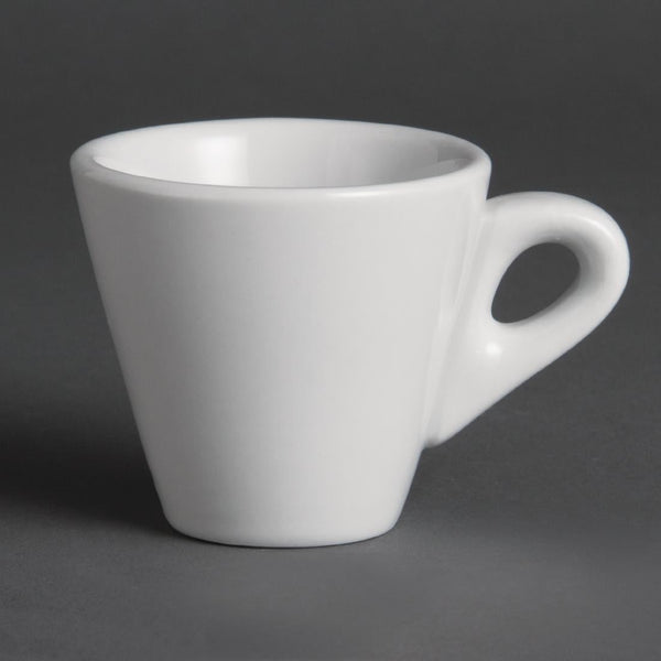 Tasses à espresso coniques Olympia Whiteware 60ml (lot de 12)