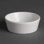 Mini plats ronds Olympia Whiteware 75mm (lot de 12) — Y135