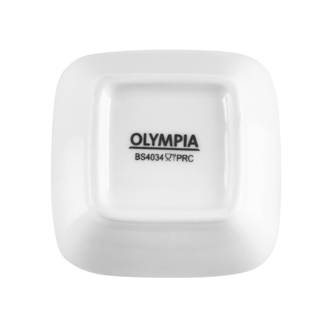 Mini raviers arrondis Olympia Whiteware 60mm (lot de 12) — Y137