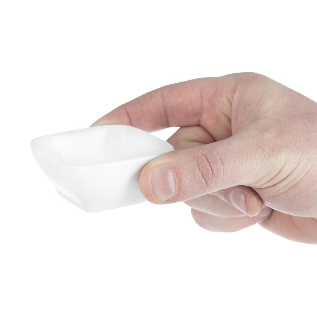 Mini raviers arrondis Olympia Whiteware 60mm (lot de 12) — Y137