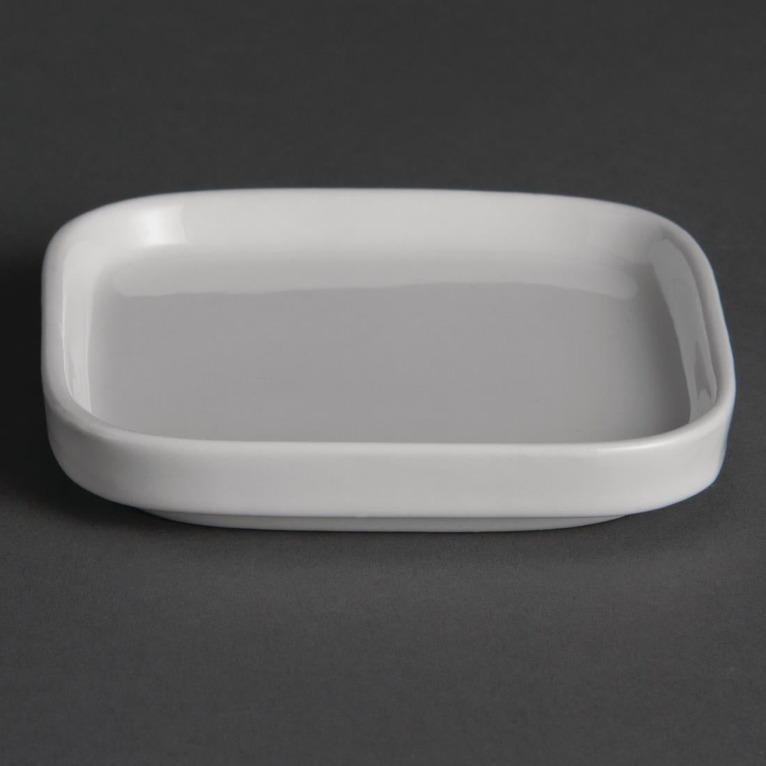 Mini plats bas Olympia Whiteware 93mm (lot de 12) — Y140