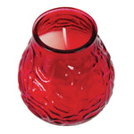 Bougies vénitiennes Bolsius Low Boy rouges (Lot de 12) — Y197