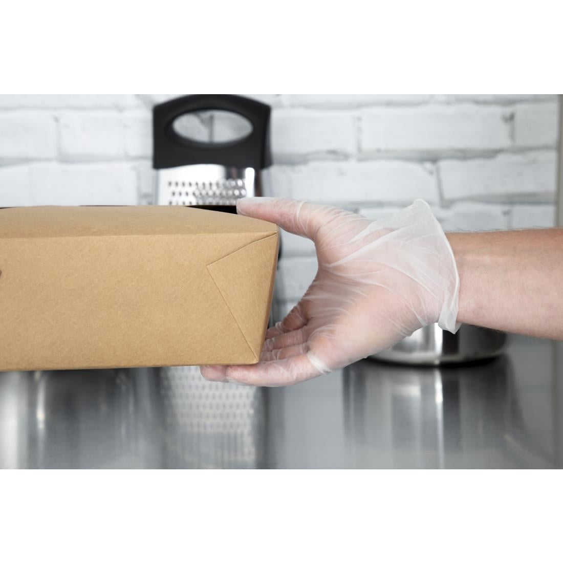 Gants en vinyle non poudrés Hygiplas M (lot de 100) — Y247-M