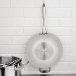 Wok triple épaisseur à fond plat Vogue — Y261