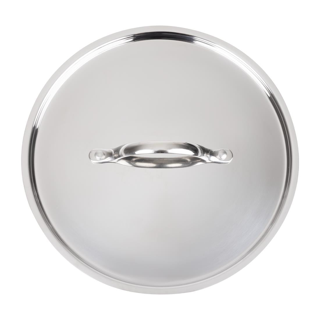 Couvercle inox et aluminium Vogue Tri Wall 240mm — Y425