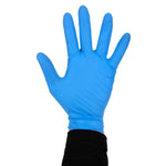 Gants en nitrile non poudrés bleus L (lot de 100) — Y478-L