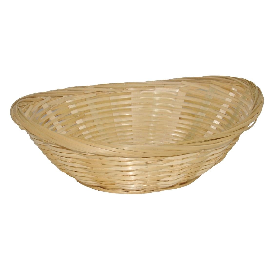 Corbeille à pain en osier Olympia ovale (lot de 6) — Y571