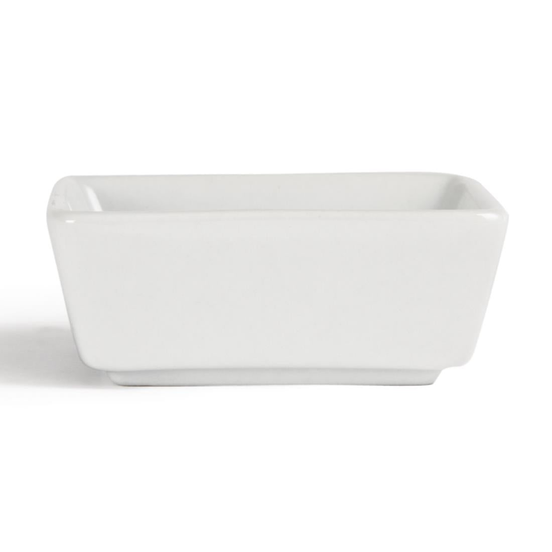 Mini raviers Olympia Whiteware 85mm (lot de 12) — Y729